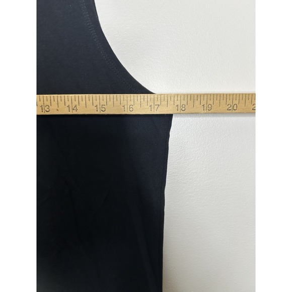 Lands End Women's Black Sleeveless Long Maxi Dress Pockets Size Small 6/8 - Picture 6 of 6